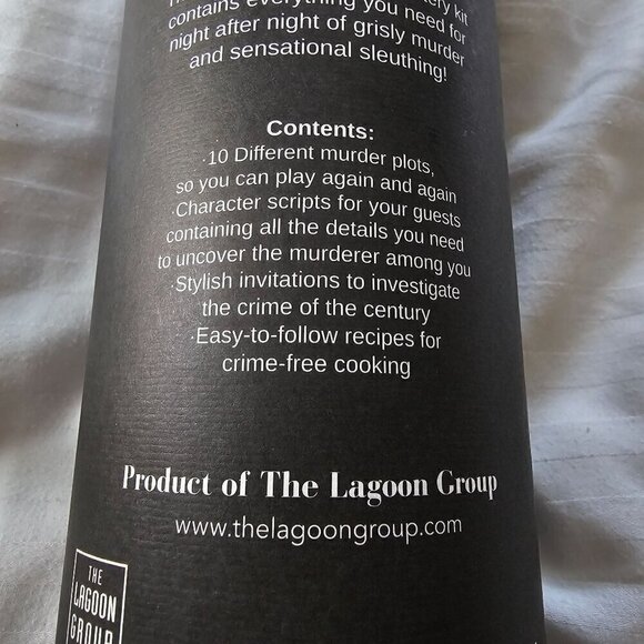 Complete Murder Mystery Night Game For Adults Aged 14+ By Lagoon, Never Opened - Picture 4 of 10